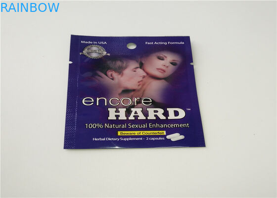 Logo fait sur commande d'emballage de fines herbes de petite taille d'encens imprimé avec la couche en aluminium stratifiée