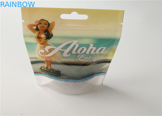 Logo fait sur commande d'emballage de fines herbes de petite taille d'encens imprimé avec la couche en aluminium stratifiée