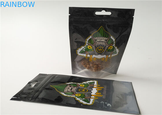 Logo fait sur commande d'emballage de fines herbes de petite taille d'encens imprimé avec la couche en aluminium stratifiée