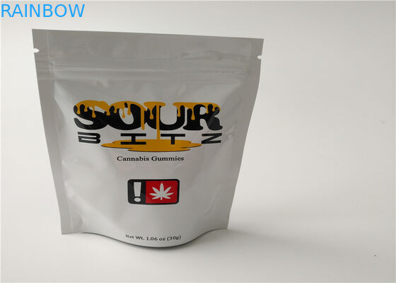 Boutonnez l'impression de fines herbes de gravure d'emballage d'encens de fermeture avec le joint hermétique de tirette