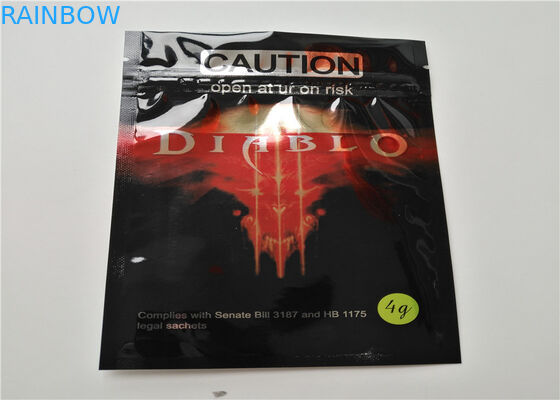 Finissage mat de empaquetage d'encens de fines herbes de renforceur de rhinocéros avec du Re - tirette fermable