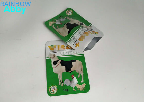 Poche adaptée aux besoins du client par logo d'aliment pour animaux familiers, sacs d'emballage alimentaire de couleur de Gree pour des animaux