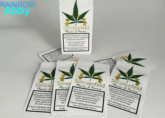 Le papier d'aluminium de Matt d'or d'impression met en sac le gousset 10000 MOQ de côté de barrière de gaz