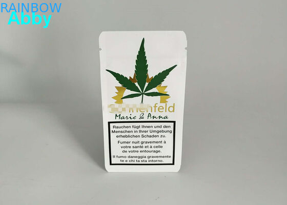 Le papier d'aluminium de Matt d'or d'impression met en sac le gousset 10000 MOQ de côté de barrière de gaz