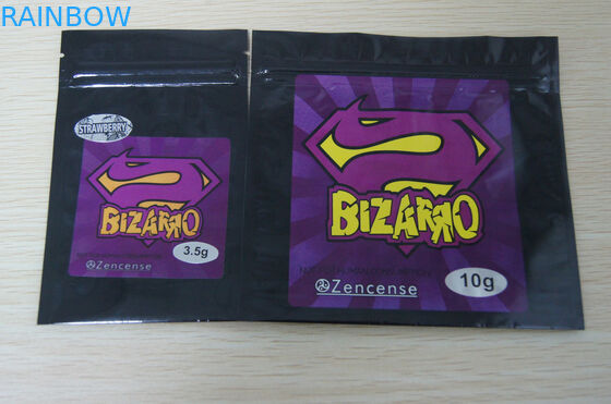 La tirette en plastique non-toxique met en sac pour l'ours gommeux/emballage gommeux de sucrerie