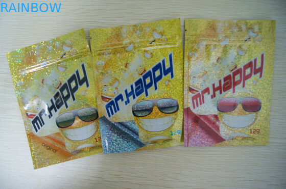 La tirette en plastique de catégorie comestible met en sac 8 couleurs pour le produit de CBD 46 * 33 * 30cm