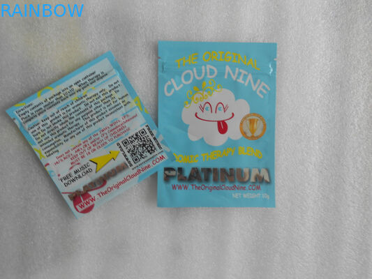 Emballage de fines herbes d'encens de logo d'OEM avec la manipulation de estampillage chaude de surface