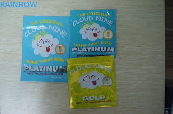 Emballage de fines herbes d'encens de logo d'OEM avec la manipulation de estampillage chaude de surface