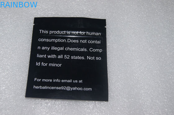 Emballage de fines herbes d'encens de barrière élevée, sacs en plastique matériels de tirette de PE