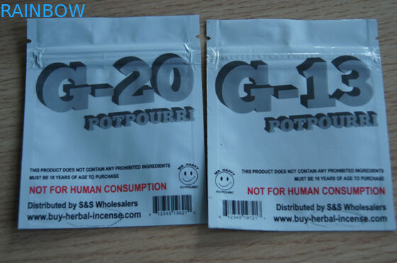 Empaquetage de fines herbes auto-adhésif d'encens favorable à l'environnement pour des capsules de CBD