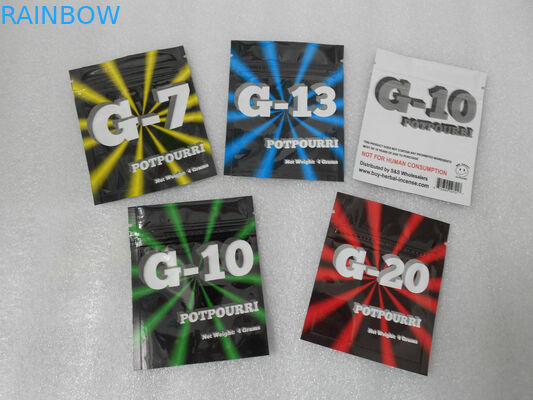 Empaquetage de fines herbes auto-adhésif d'encens favorable à l'environnement pour des capsules de CBD