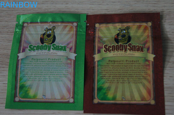 Matériels stratifiés tiennent l'impression de rotogravure de poche avec le trou rond de coup