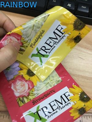 Emballage de fines herbes d'encens de fleur de CBD, sacs médicaux de papier d'aluminium avec huit couleurs