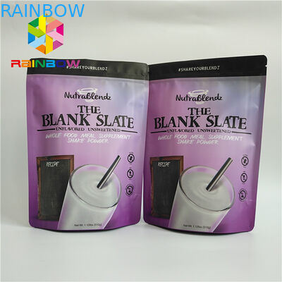 Les sachets en matière plastique de catégorie comestible empaquetant, Matt tiennent des sacs de poche pour le casse-croûte