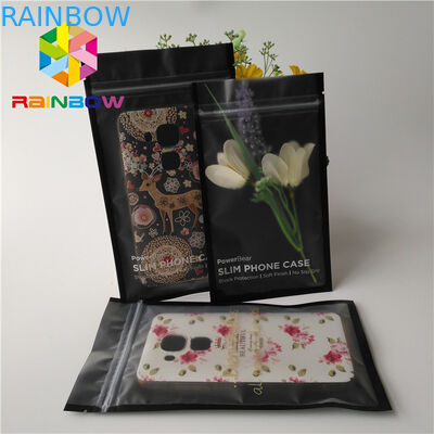 Sachets en matière plastique de câble mobile de Noni empaquetant non la fuite avec le casier supérieur de fermeture éclair