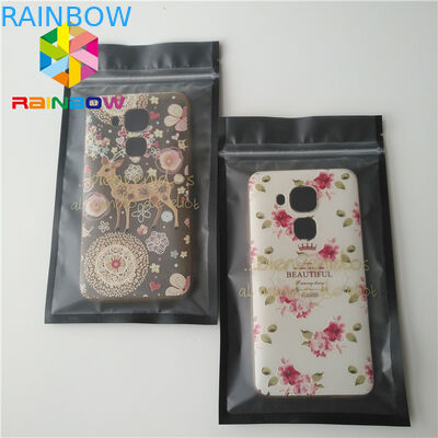 Sachets en matière plastique de câble mobile de Noni empaquetant non la fuite avec le casier supérieur de fermeture éclair