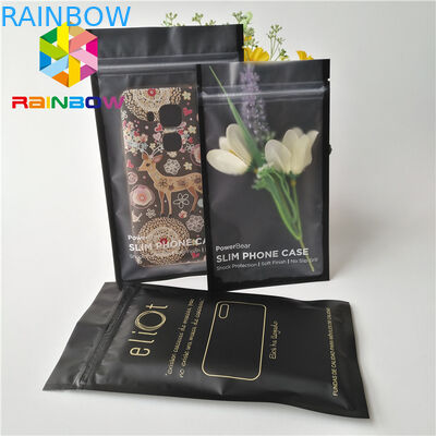 Sachets en matière plastique de câble mobile de Noni empaquetant non la fuite avec le casier supérieur de fermeture éclair