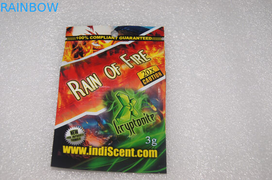 Ravure imprimant le matériel latéral d'aluminium de Mylar de poche du joint trois avec la poignée de dessus d'Ipper