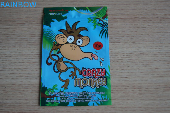 la tirette 40mg en plastique met en sac l'air d'estampillage d'or - barrière épaisseur de 100 microns