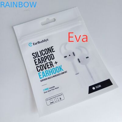 Le joint de fermeture éclair de matière plastique met en sac la surface d'impression de gravure manipulant avec l'euro trou accrochant