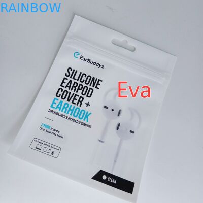 Le joint de fermeture éclair de matière plastique met en sac la surface d'impression de gravure manipulant avec l'euro trou accrochant