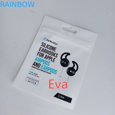 Le joint de fermeture éclair de matière plastique met en sac la surface d'impression de gravure manipulant avec l'euro trou accrochant