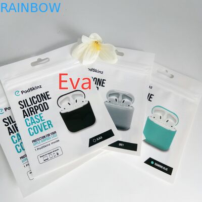 Le joint de fermeture éclair de matière plastique met en sac la surface d'impression de gravure manipulant avec l'euro trou accrochant