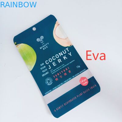 La coutume de tirette de Mylar a imprimé le plastique pur de sacs de casse-croûte pour la secousse/fruits secs de noix de coco