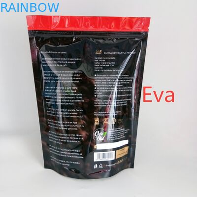 En plastique argentés tiennent les sacs 500g de poche non-toxiques pour l'emballage de poudre de thé de café