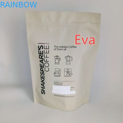 En plastique argentés tiennent les sacs 500g de poche non-toxiques pour l'emballage de poudre de thé de café