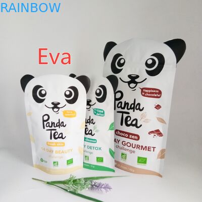 En plastique argentés tiennent les sacs 500g de poche non-toxiques pour l'emballage de poudre de thé de café