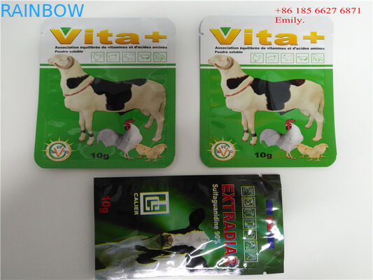 Huit - le joint latéral tiennent le matériel de Mopp de sacs de poche pour l'emballage alimentaire d'animal familier