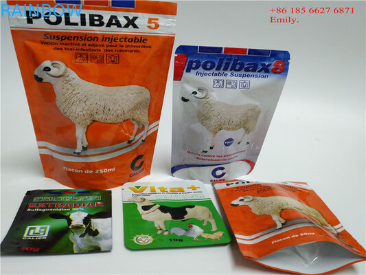 Huit - le joint latéral tiennent le matériel de Mopp de sacs de poche pour l'emballage alimentaire d'animal familier