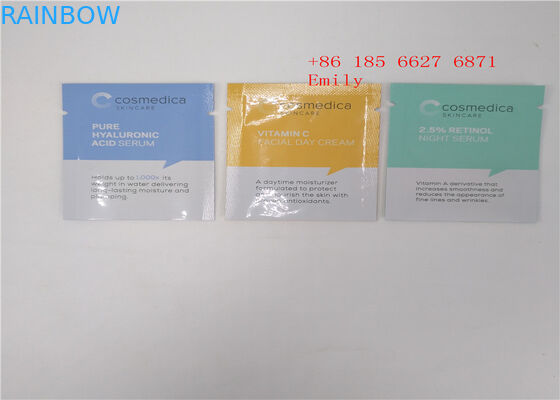 Sac cosmétique d'emballage de masque facial