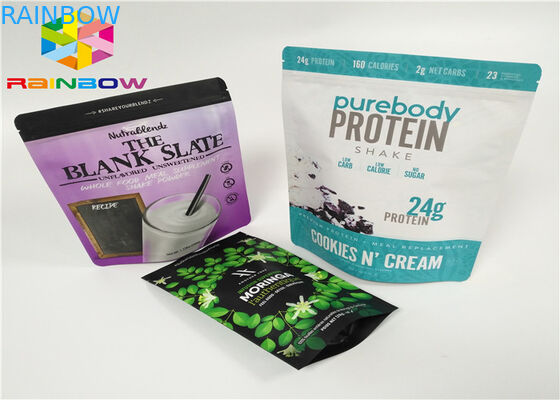 La coutume a imprimé le sac zip-lock de mylar de fermeture éclair de thé de papier d'aluminium d'emballage alimentaire fait sur commande recyclable de thé pour la poche de poudre de café