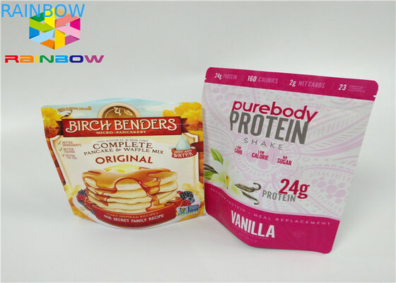 La coutume a imprimé le sac zip-lock de mylar de fermeture éclair de thé de papier d'aluminium d'emballage alimentaire fait sur commande recyclable de thé pour la poche de poudre de café