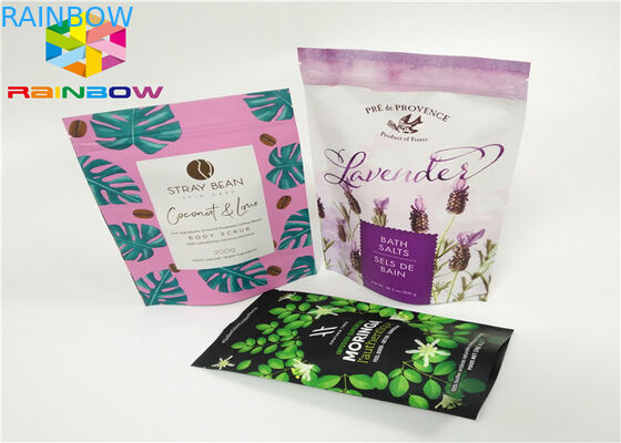 La coutume a imprimé le sac zip-lock de mylar de fermeture éclair de thé de papier d'aluminium d'emballage alimentaire fait sur commande recyclable de thé pour la poche de poudre de café