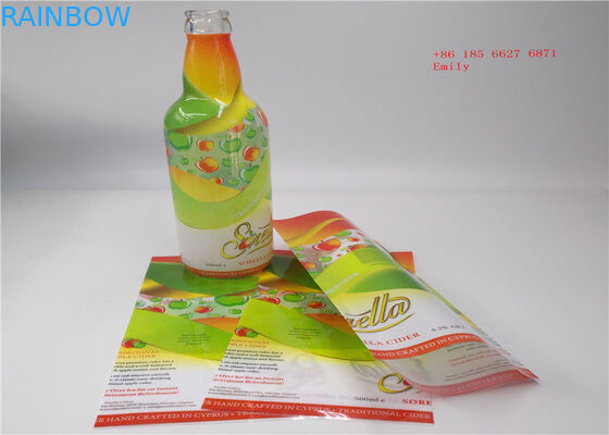 Labels imperméables adhésifs de douille du rétrécissement 3D