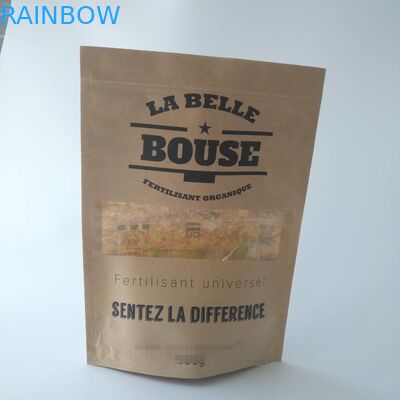 Emballage individuel de petits snacks papier kraft brun sur mesure pour le maïs soufflé