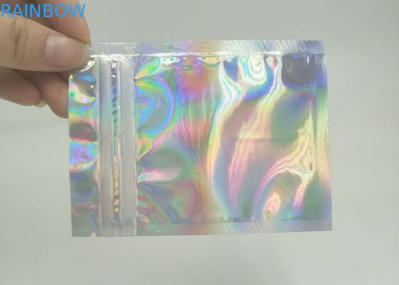 Le papier d'aluminium d'impression faite sur commande met en sac le GV simple de couleur diplômée pour le cas cosmétique