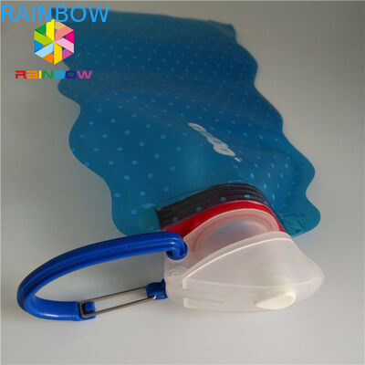 Emballage adapté aux besoins du client de poche de bec,   pliable en plastique de sac d'eau potable