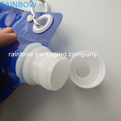 Emballage adapté aux besoins du client de poche de bec,   pliable en plastique de sac d'eau potable
