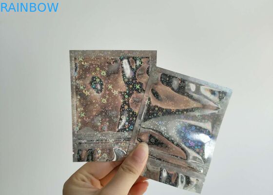 Poche adaptée aux besoins du client de papier aluminium de structure latéral de 5 millimètres scellé pour la cigarette