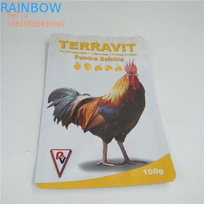 Épaisseur adaptée aux besoins du client par poche en plastique recyclable d'aliment pour animaux familiers avec l'impression de logo