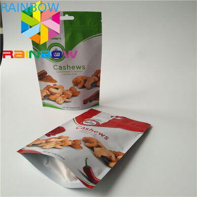 Emballage de collations personnalisé en papier laminé 100 g Mylar k Pour biscuits / fruits secs