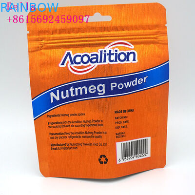 Les sachets en matière plastique de papier d'aluminium empaquetant, tiennent des sacs de poche pour la nourriture industrielle