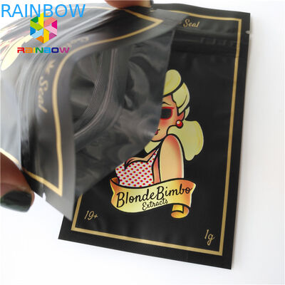 Le côté trois a scellé les sachets en matière plastique empaquetant pour des accessoires d'habillement/fille