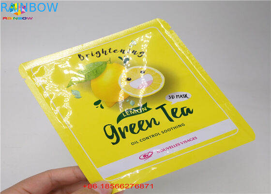 Les sachets en matière plastique argentés clairs empaquetant la serrure refermable de fermeture éclair met en sac le papier d'aluminium