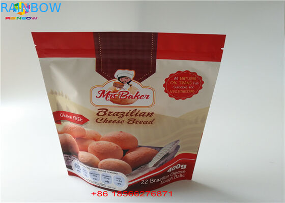 Les sachets en matière plastique argentés clairs empaquetant la serrure refermable de fermeture éclair met en sac le papier d'aluminium