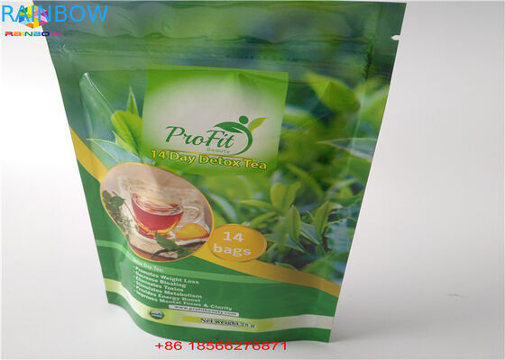 Le papier d'aluminium met en sac les sachets en matière plastique empaquetant le côté trois scellé avec le zip-lock supérieur